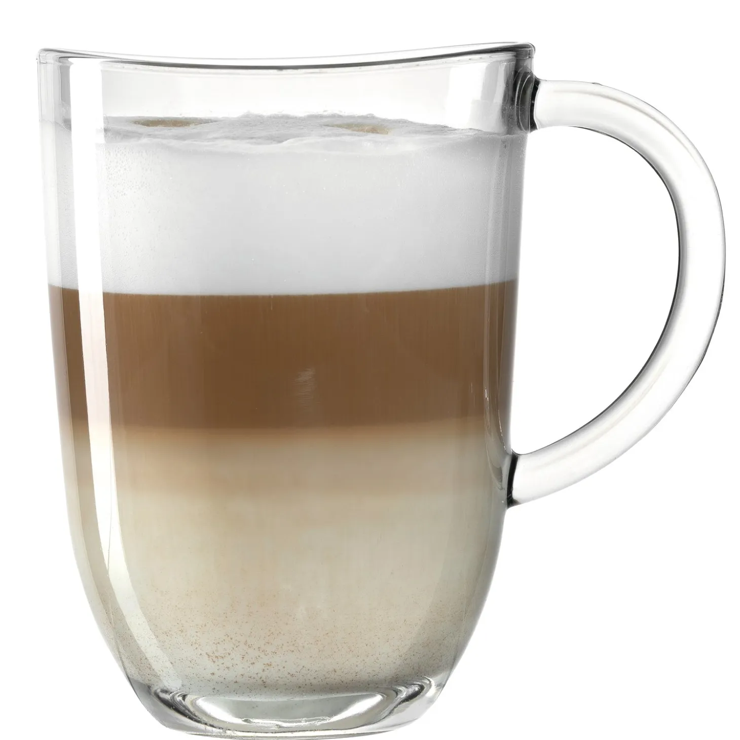 6 Latte Macchiatotassen NAPOLI 380 ml mit Untertassen