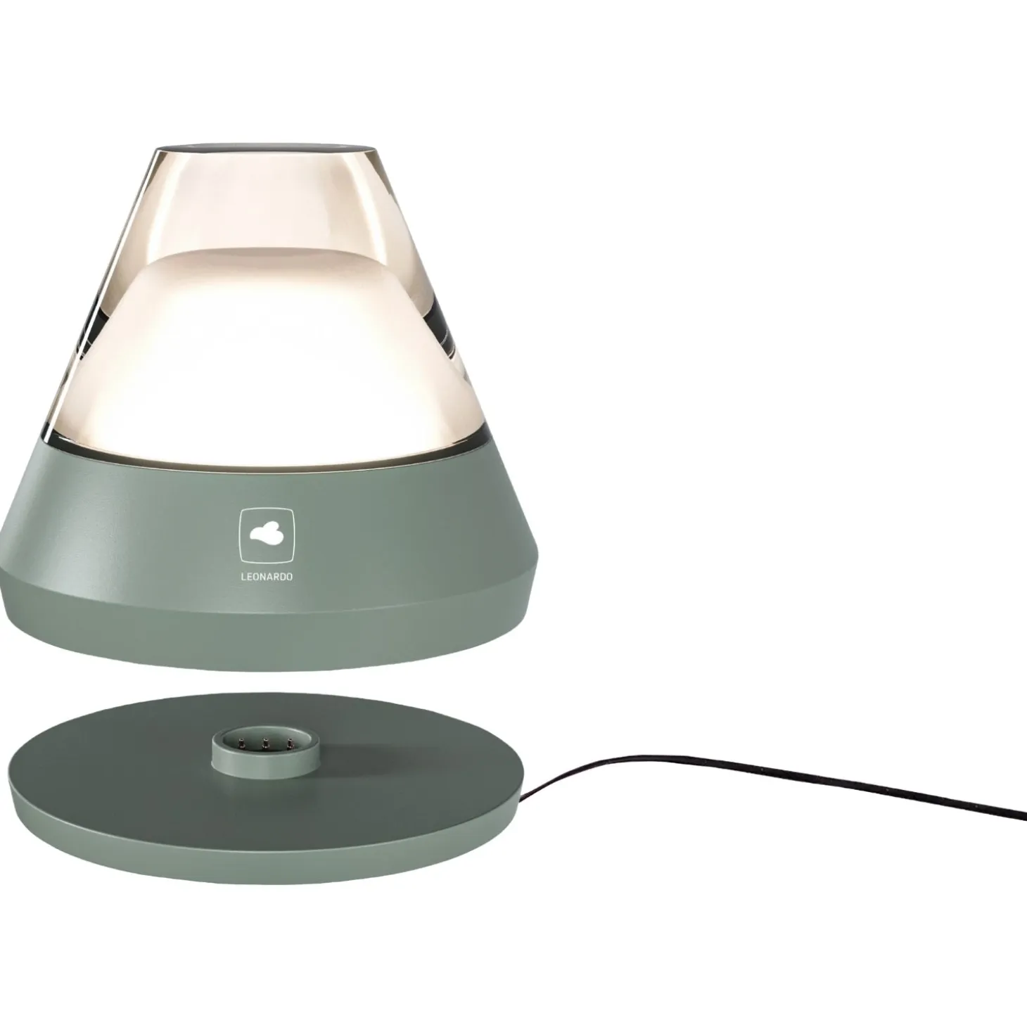 Akku-Tischleuchte SALERNO 10 cm olivgrün