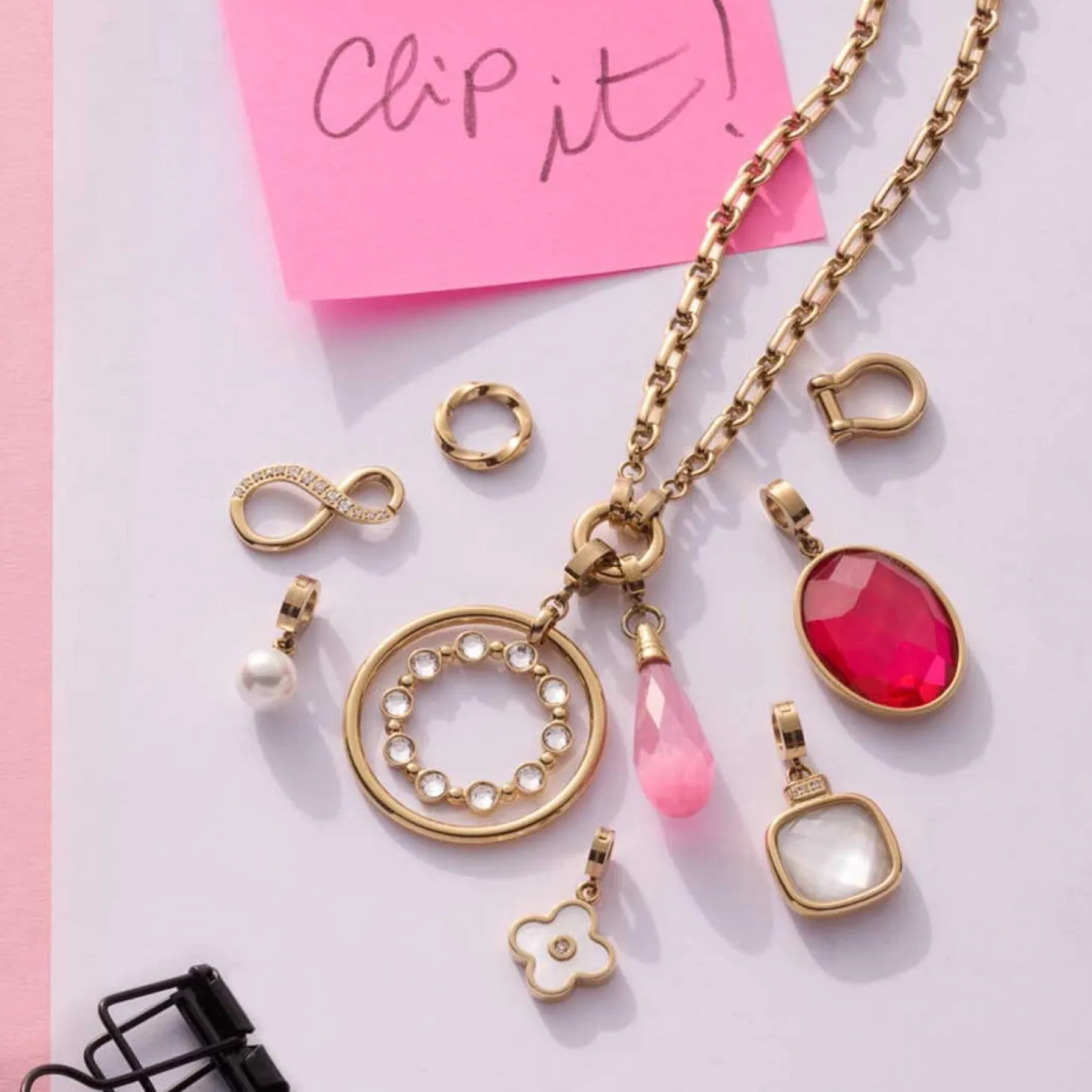 Anhänger FRISCO gold Clip & Mix