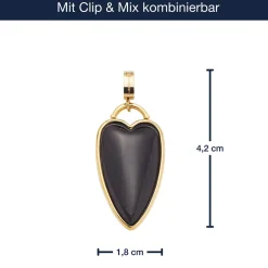 Anhänger HANNA Clip & Mix gold