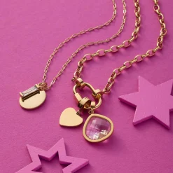 Anhänger JUVINGA WHITE Clip & Mix gold