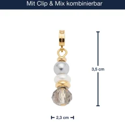 Anhänger PAULY Clip & Mix gold