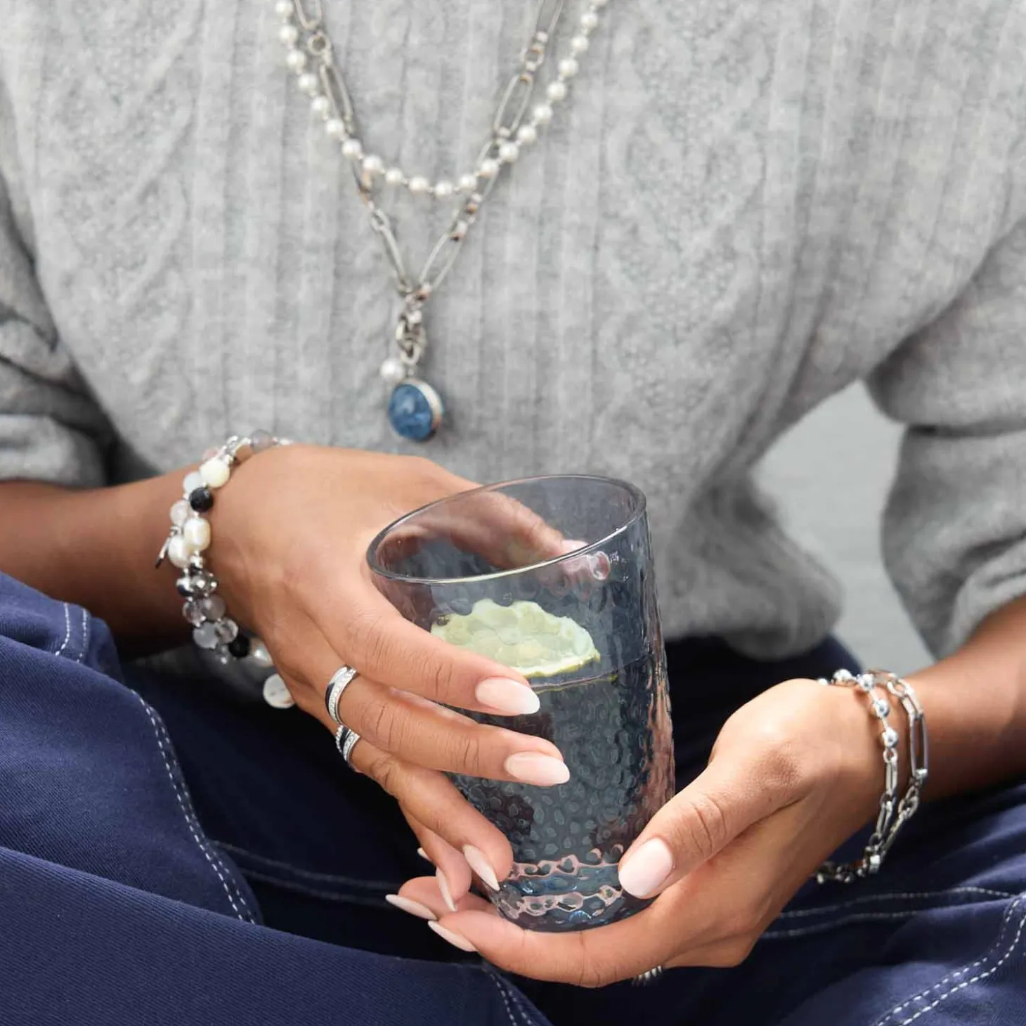 Anhänger SNOWBALL BLUE Clip & Mix