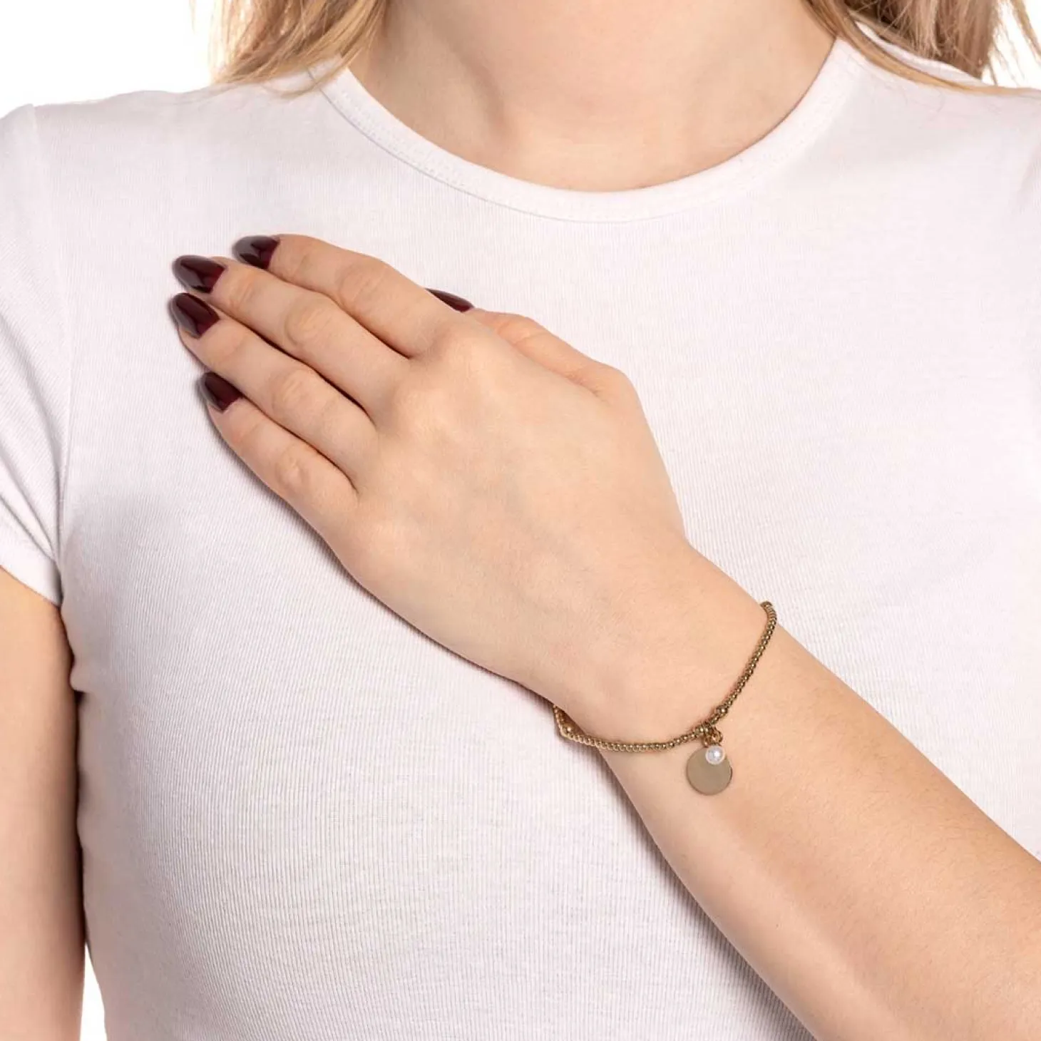 Armband DEBBY gold mit persönlicher Gravur