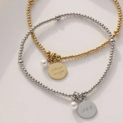 Armband DEBBY gold mit persönlicher Gravur