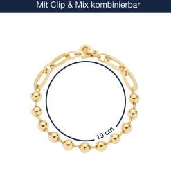 Armband DOTTY gold Clip & Mix