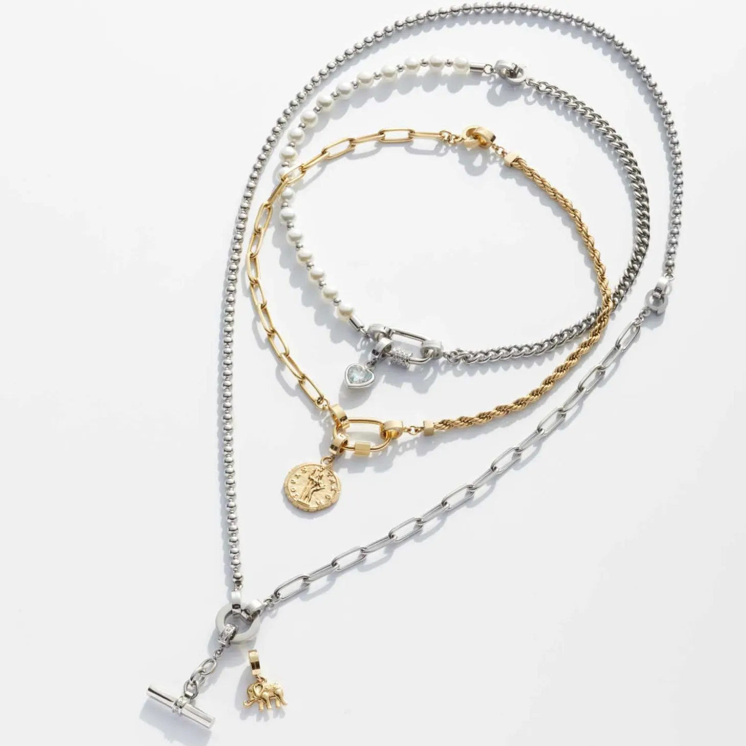 Armband gold ESTRELLA Clip & Mix