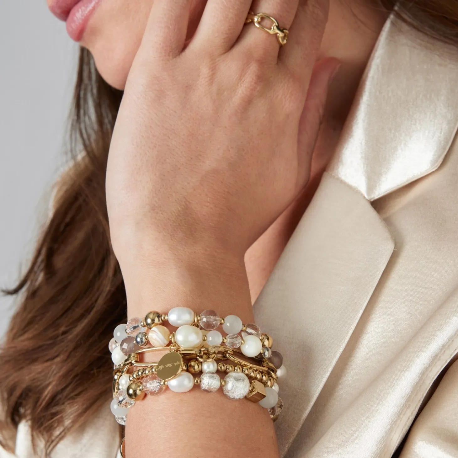 Armband HOPE bicolor mit persönlicher Gravur