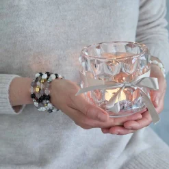 Armband HOPE gold/grau