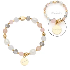 Armband HOPE gold/rose mit persönlicher Gravur