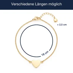 Armband KELLY gold mit persönlicher Gravur