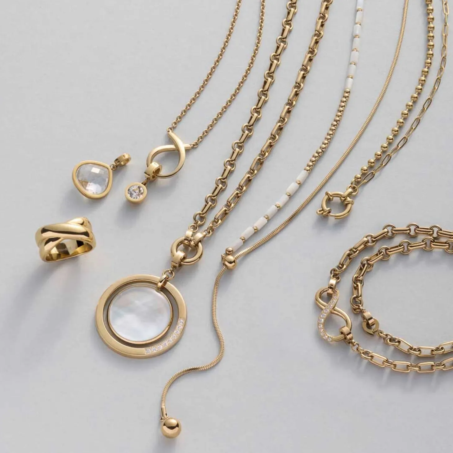 Armband LIZZY gold Clip & Mix