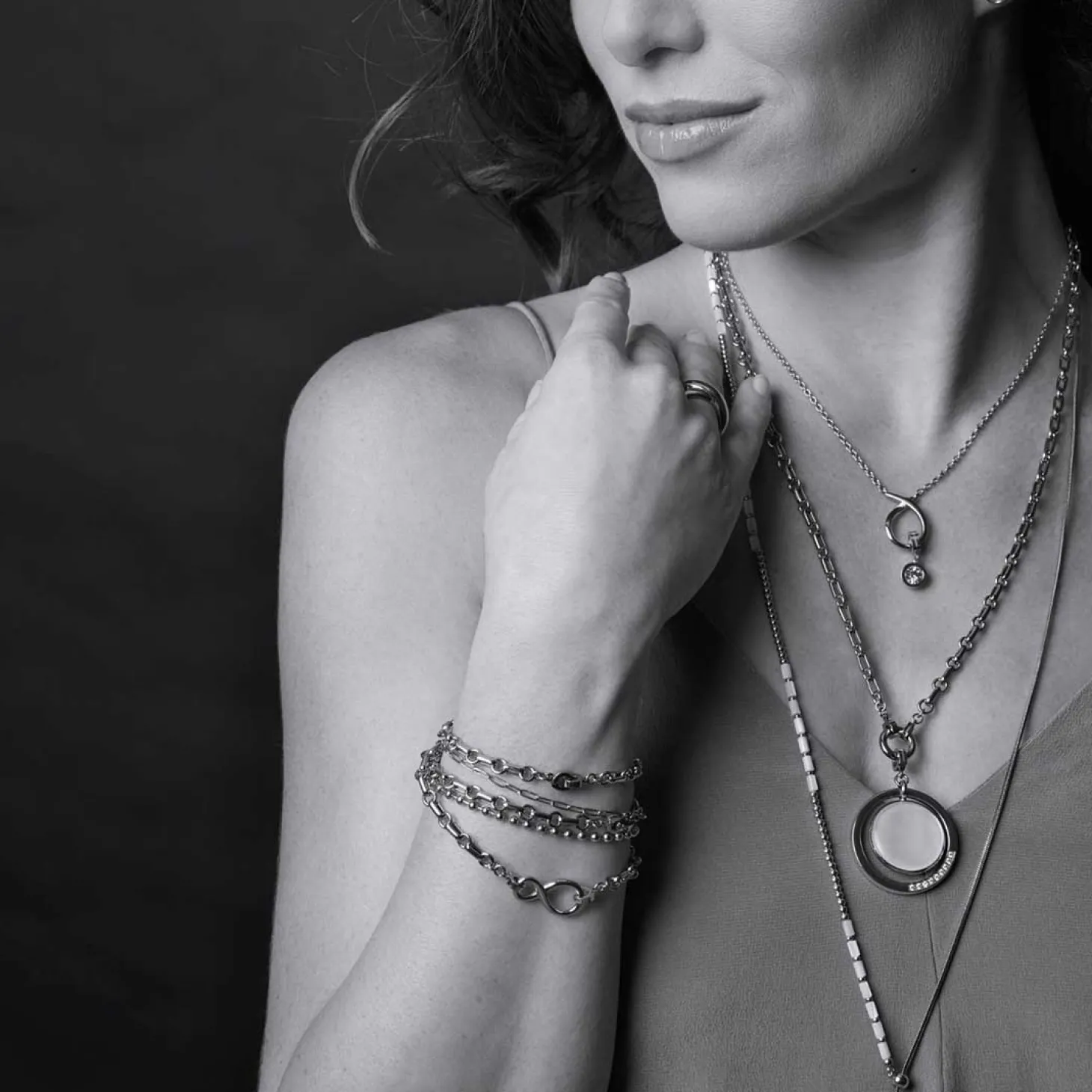 Armband LIZZY gold Clip & Mix