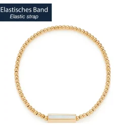 Armband PILEA gold mit persönlicher Gravur