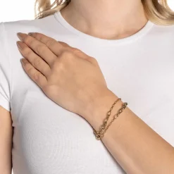 Armband SUZANNE Clip & Mix gold