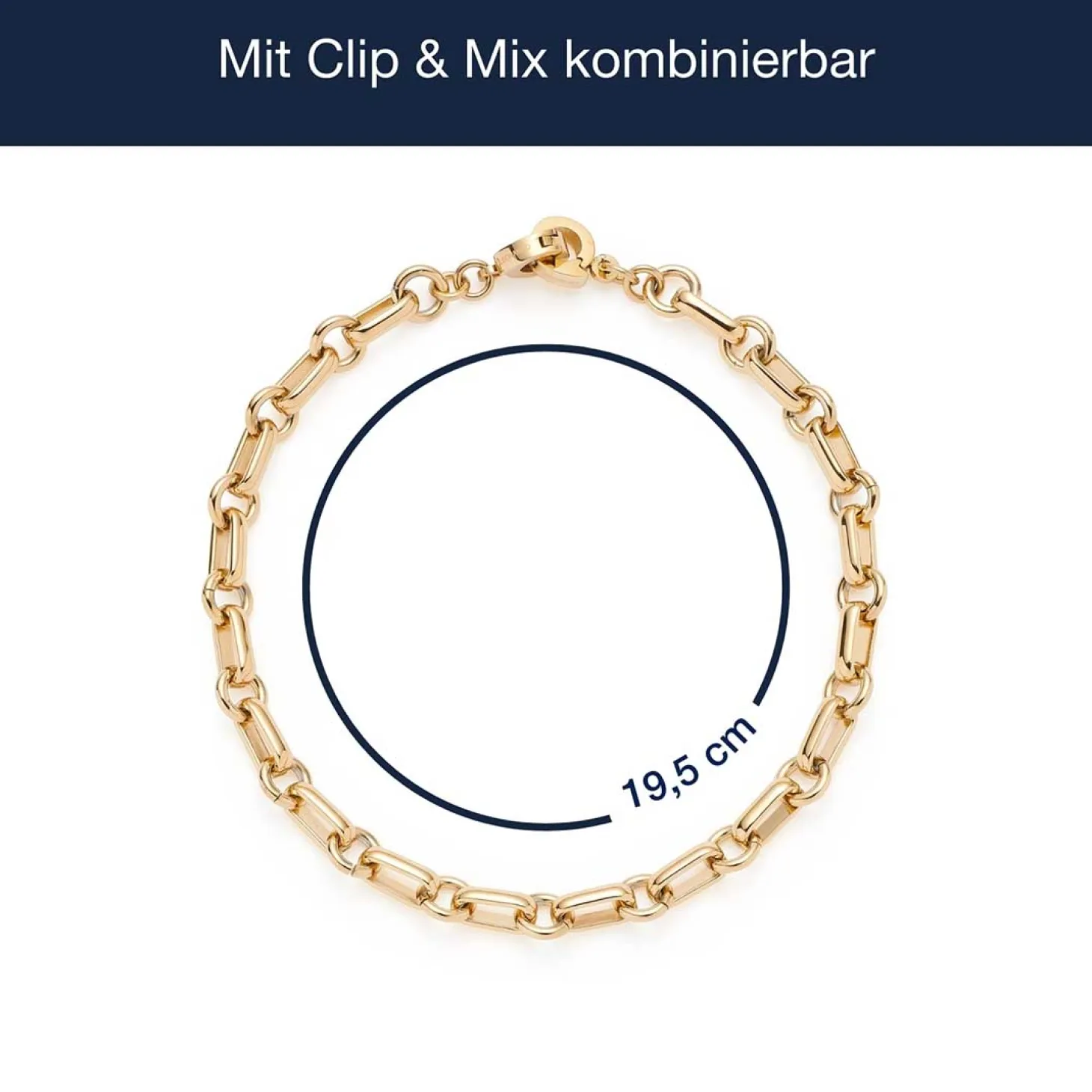 Armband YVETTE gold Clip & Mix