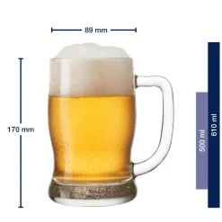 Bierseidel TAVERNA 500 ml mit persönlicher Gravur
