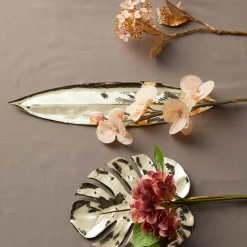 Blatt FIORE 90 cm champagner