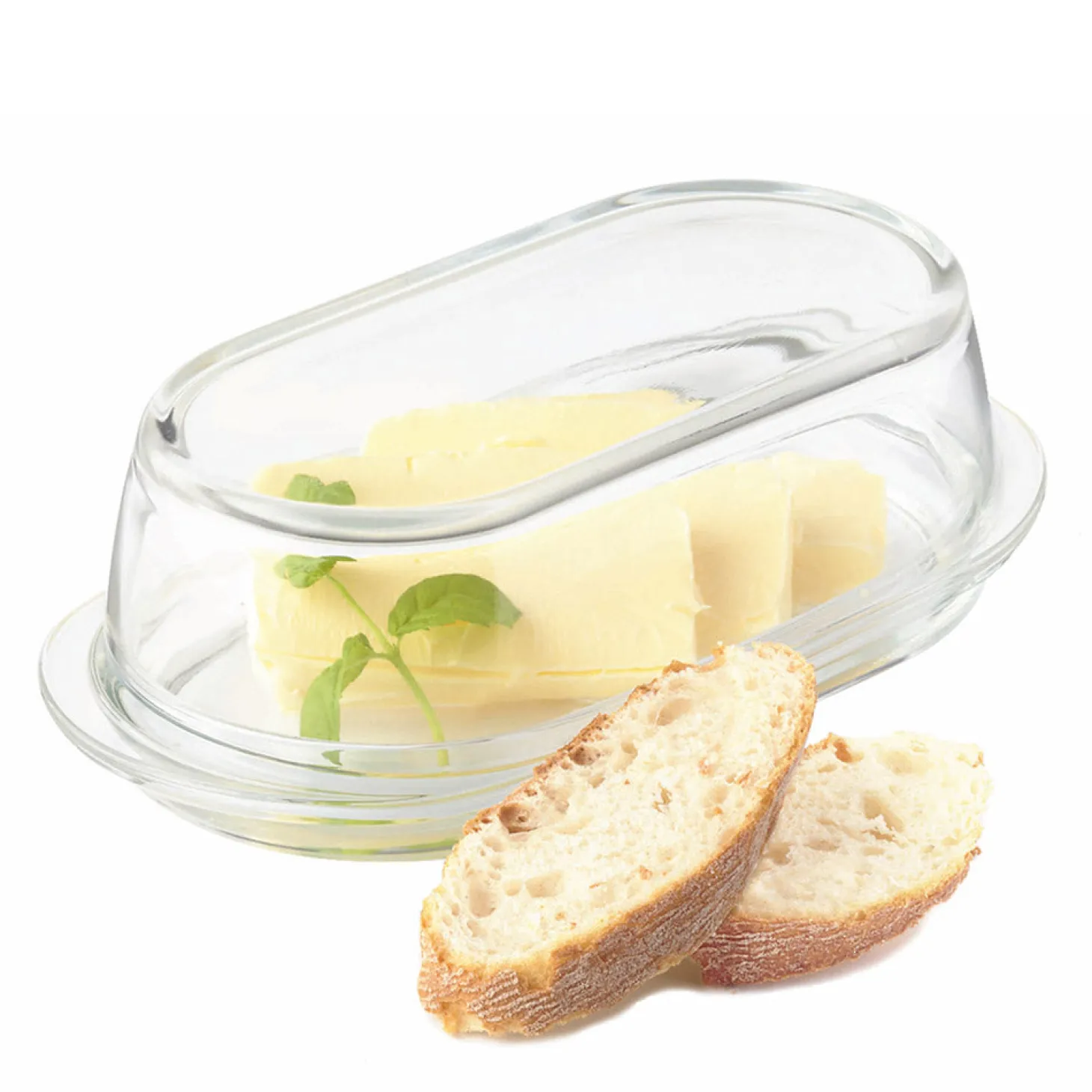 Butterdose CIAO aus Glas