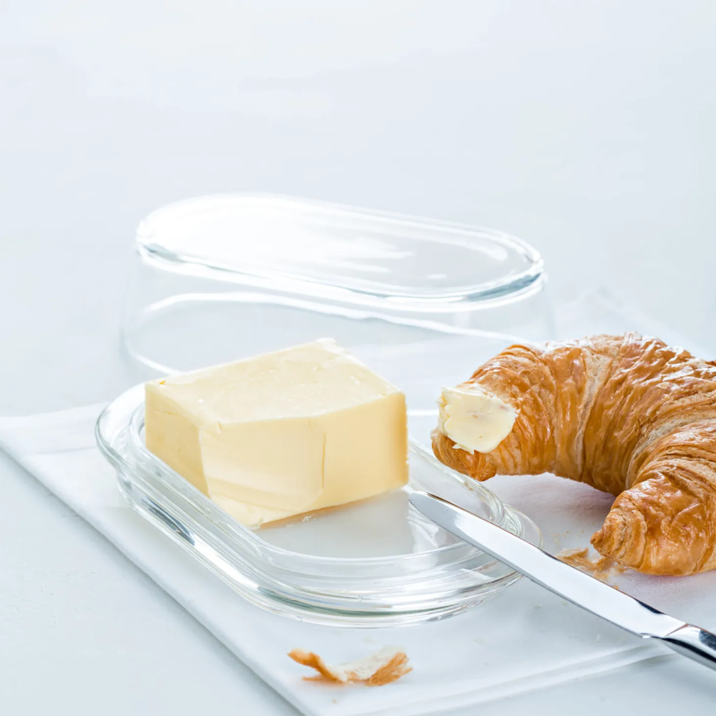 Butterdose CIAO aus Glas