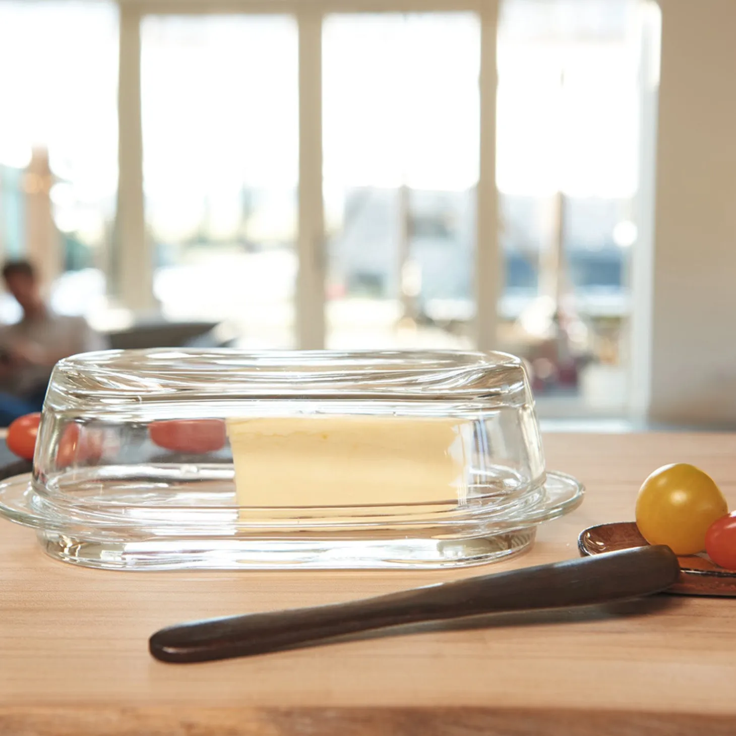 Butterdose CIAO aus Glas