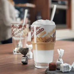 Cafe Latte Set SOLO 410 ml braun 4-teilig