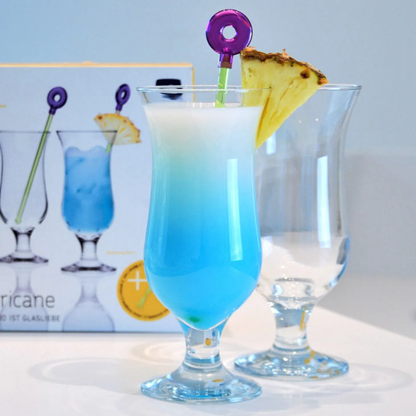 Cocktailgläser/Rührer BAR 4-teilig