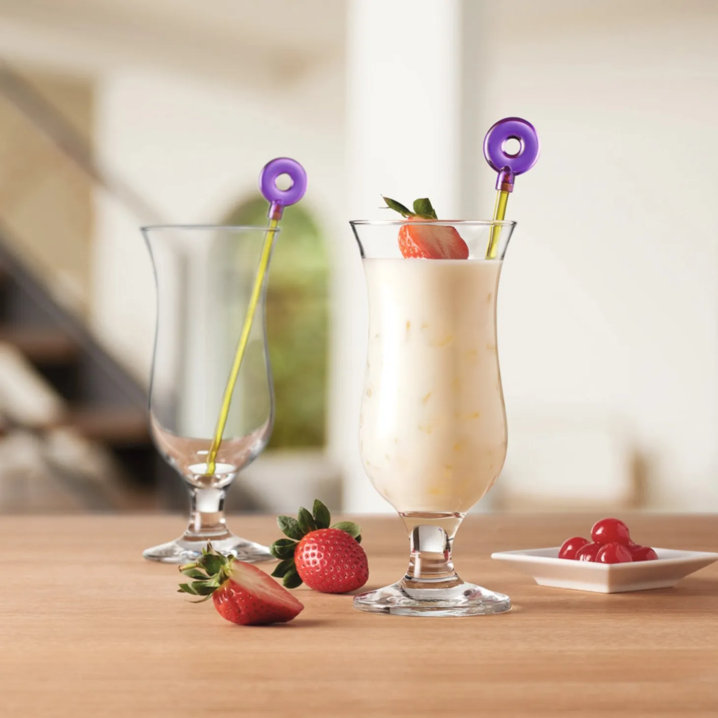 Cocktailgläser/Rührer BAR 4-teilig