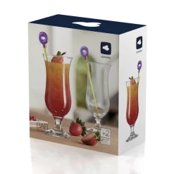 Cocktailgläser/Rührer BAR 4-teilig