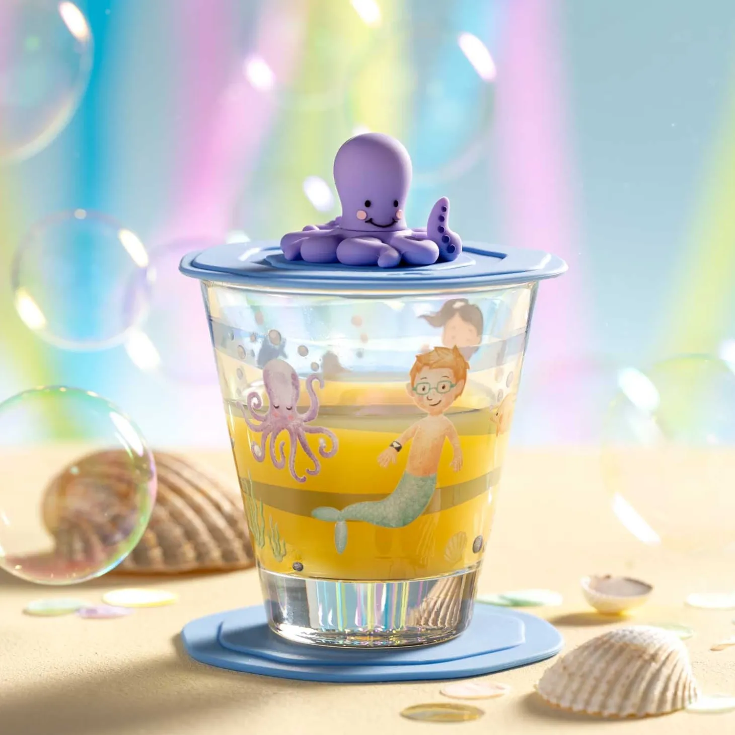 Deckel blau BAMBINI AVVENTURA Krake