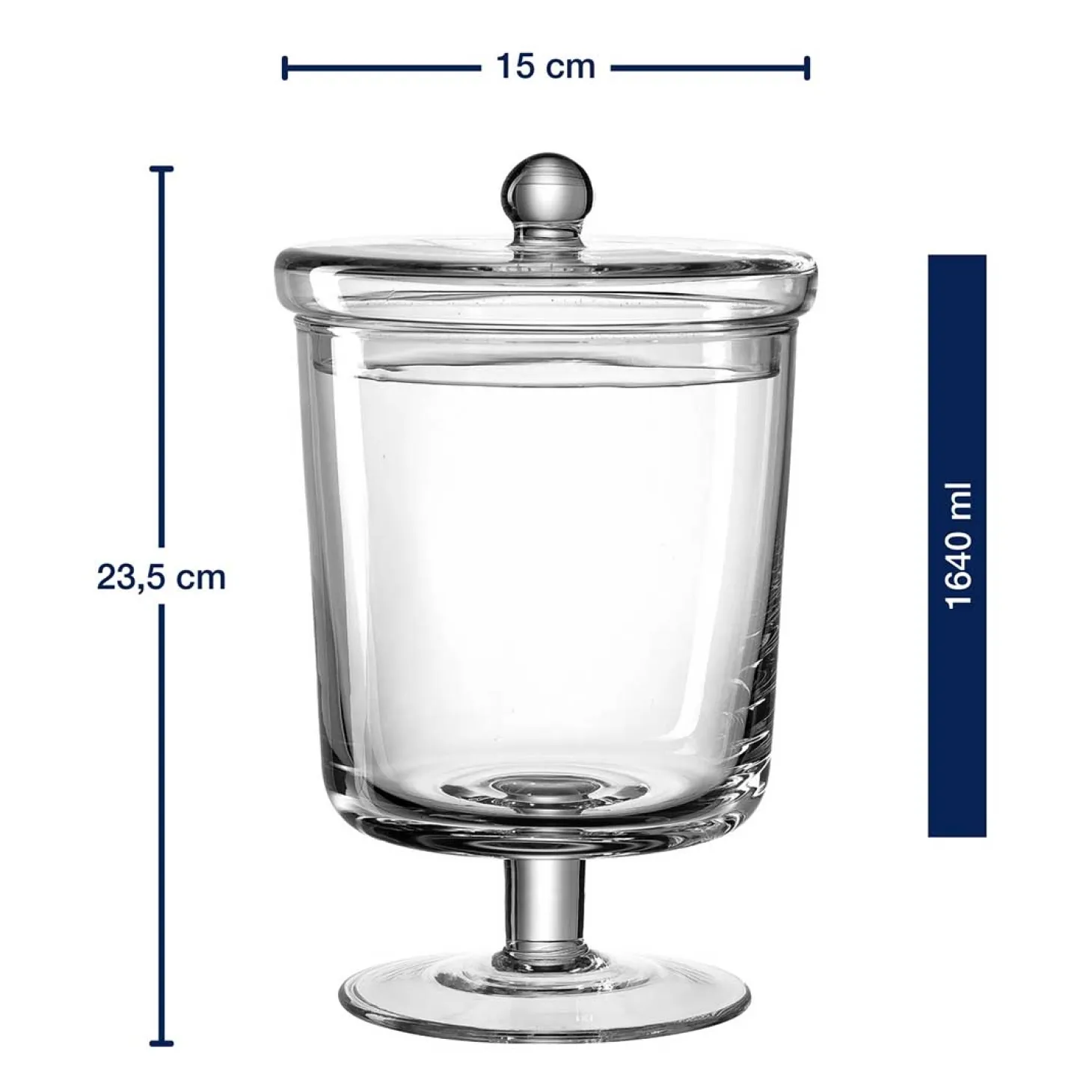 Dose auf Fuß POESIA 24 cm