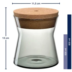 Dose FORMA X 13 cm grau