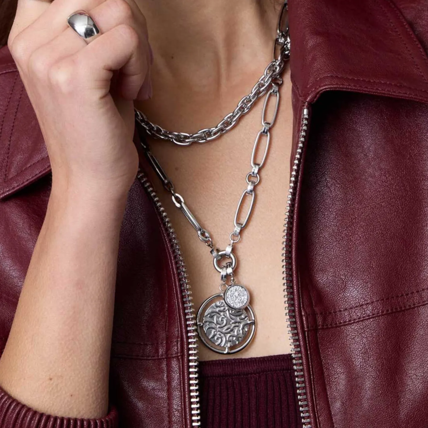 Edelstahlring BRACCHIALE Clip & Mix