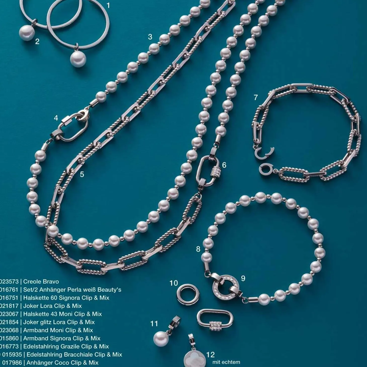 Edelstahlring BRACCHIALE Clip & Mix