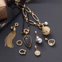 Edelstahlring BRACCHIALE gold Clip & Mix