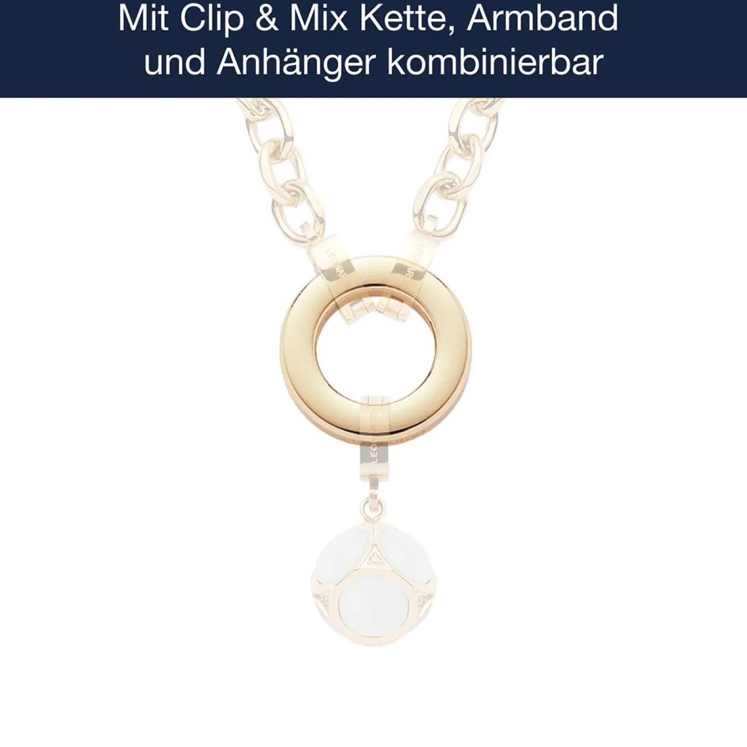 Edelstahlring gold klein flach