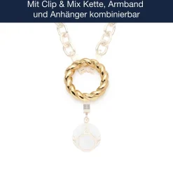 Edelstahlring LIESEL Clip & Mix gold