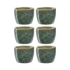 Eierbecher MATERA grün 6er-Set
