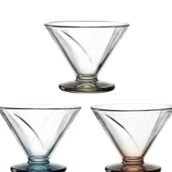 Eisschale aus Glas CONO 270 ml 3er-Set