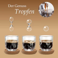 Espressoglas GOCCE 90ml 3. Variante 2er-Set