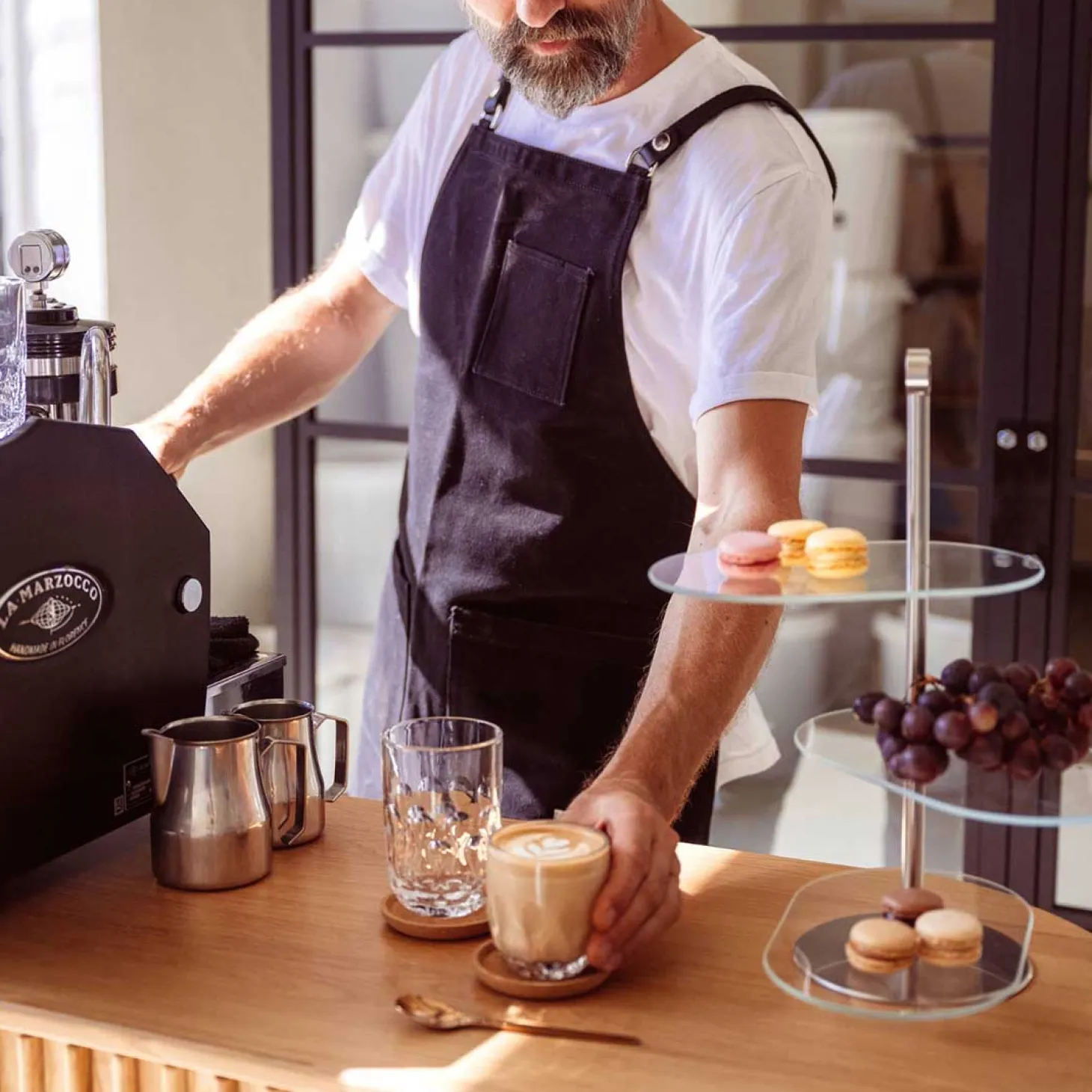 Etagere CENA silber asymetrisch 3-teilig