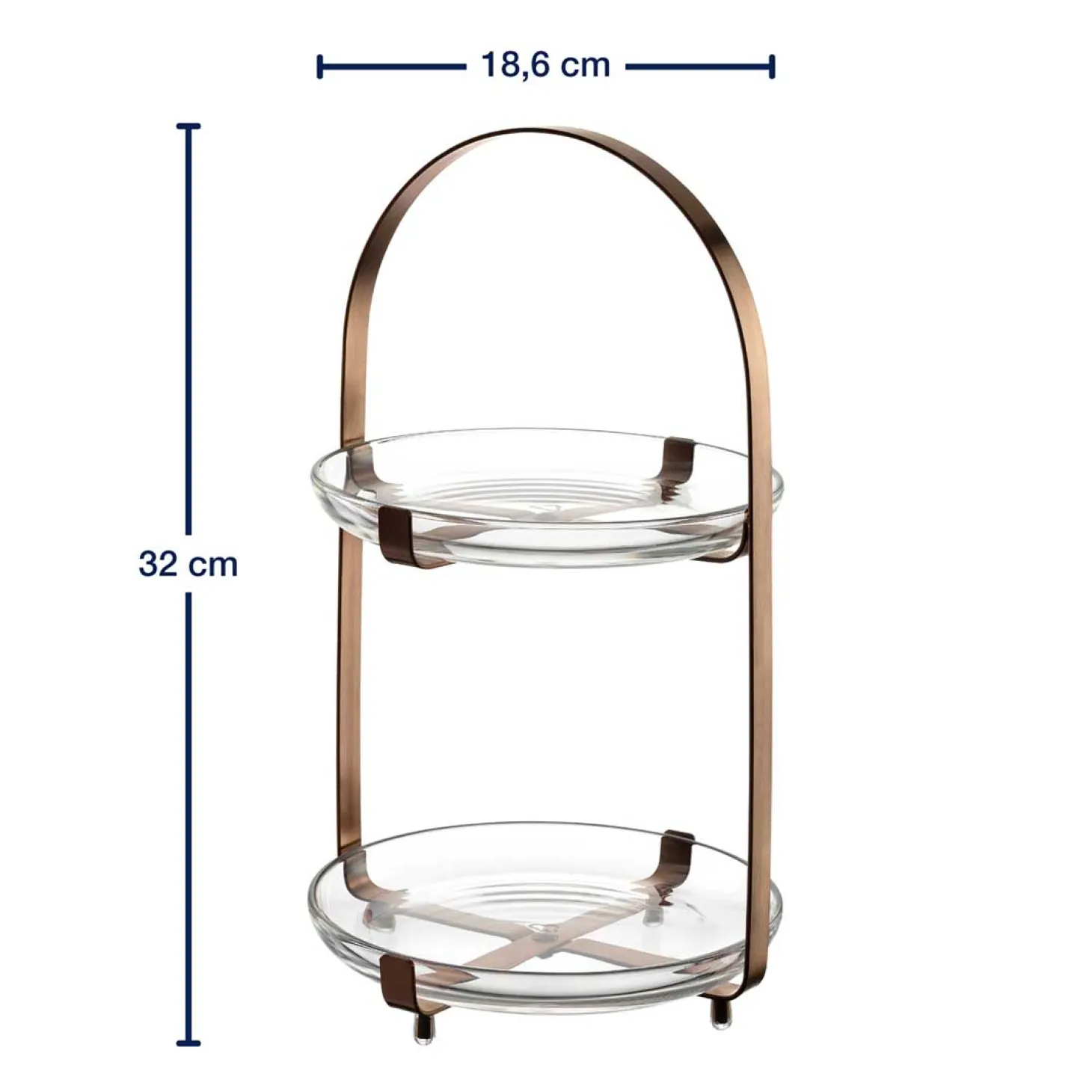 Etagere CUCINA kupfer 2-teilig