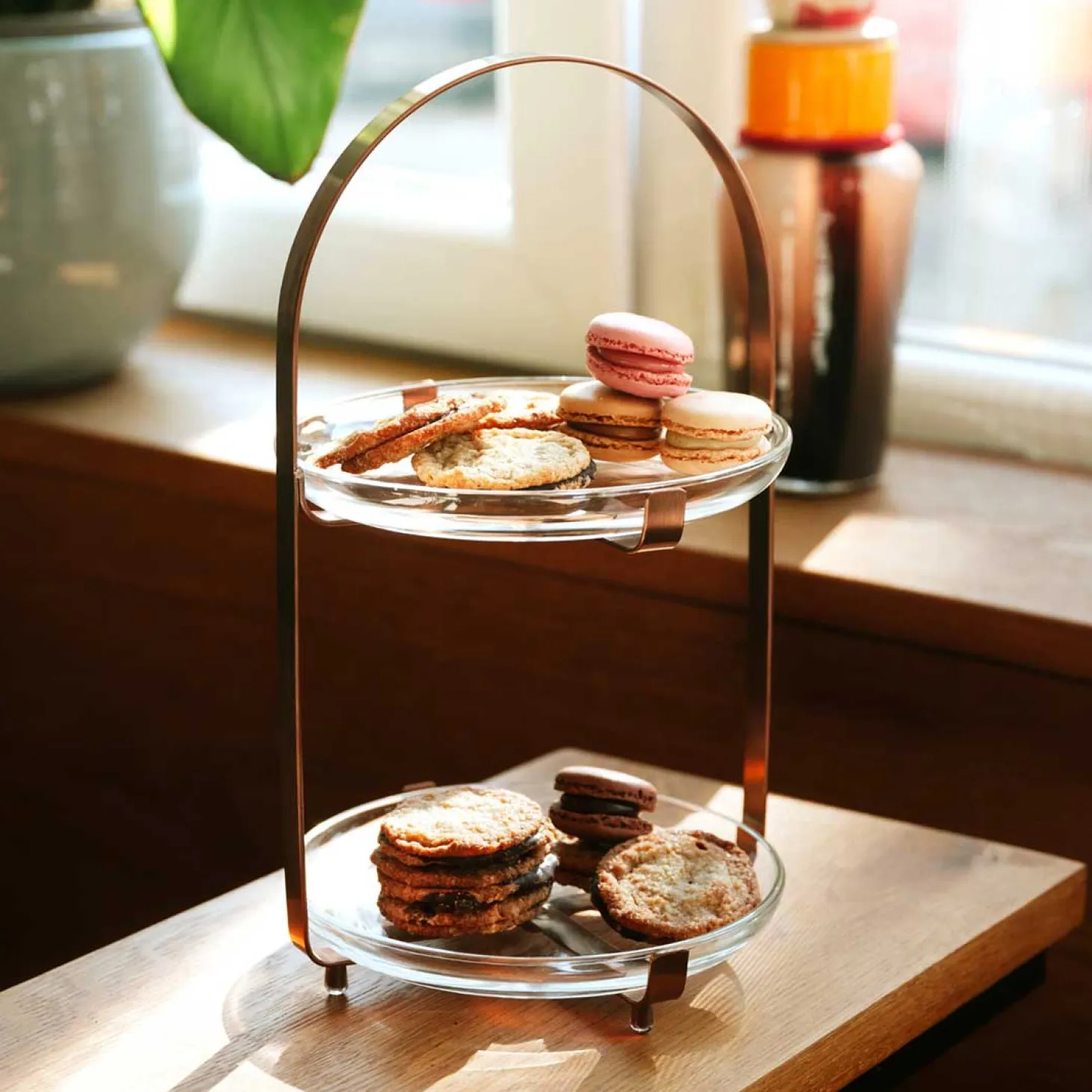 Etagere CUCINA kupfer 2-teilig
