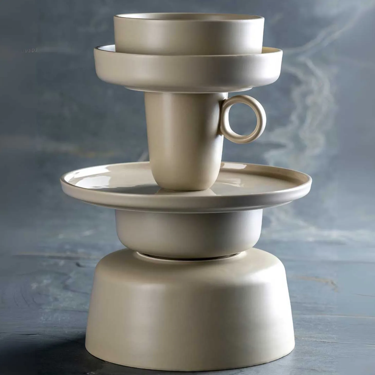 Geschirrset ROMA beige 12-teilig