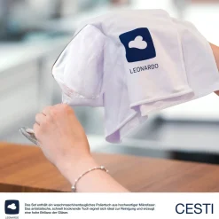 Glasset CESTI 8-teilig + Poliertuch