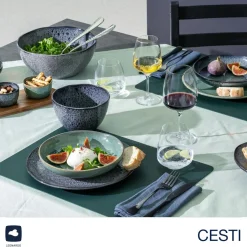 Glasset CESTI 8-teilig + Poliertuch