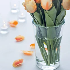 Glasvase BLOOM 22 cm in geschwungener Form