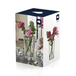 Glasvase BLOOM 22 cm in geschwungener Form