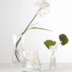 Glasvase VOLARE 25 cm handgefertigt