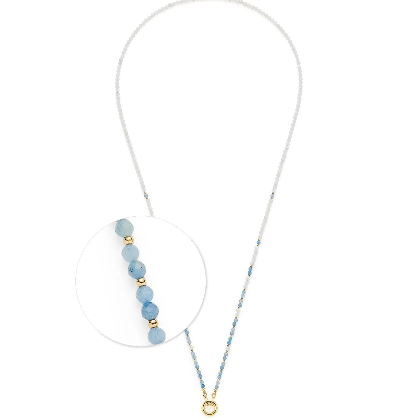 Halskette BISCA 80 cm gold Clip & Mix